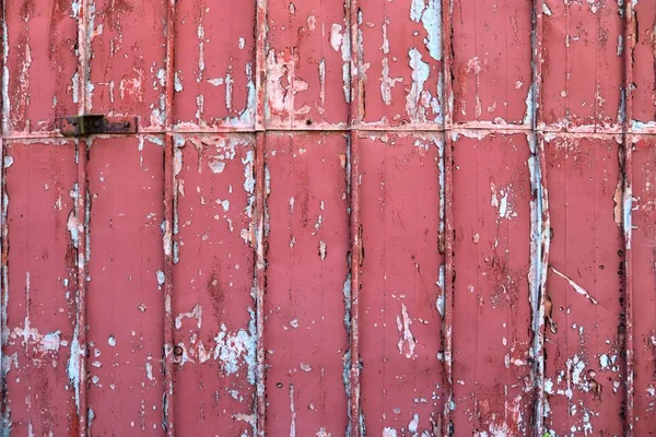 Close Detailed View Peeling Paint Old Weathered Walls — Stock Photo, Image