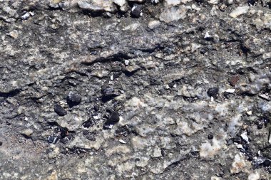 Yüksek çözünürlükte granit kaya dokusunun ayrıntılı yakın yüzeyi