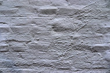 Kuzey Almanya ve Danimarka'da bulunan bazı çatlaklar ile yapılandırılmış bir beton duvarın detaylı yakın çekim