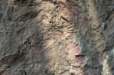 Yüksek çözünürlükte yaşlı ve yıpranmış beton duvar dokularının detaylı yakın yüzeyi