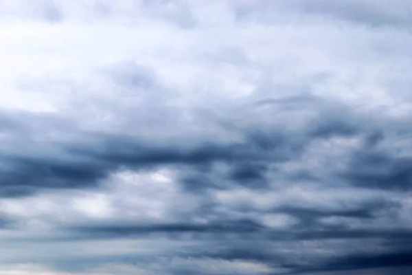 Dark Cloud Formations Forming Storm Blue Sky — Stock Photo, Image