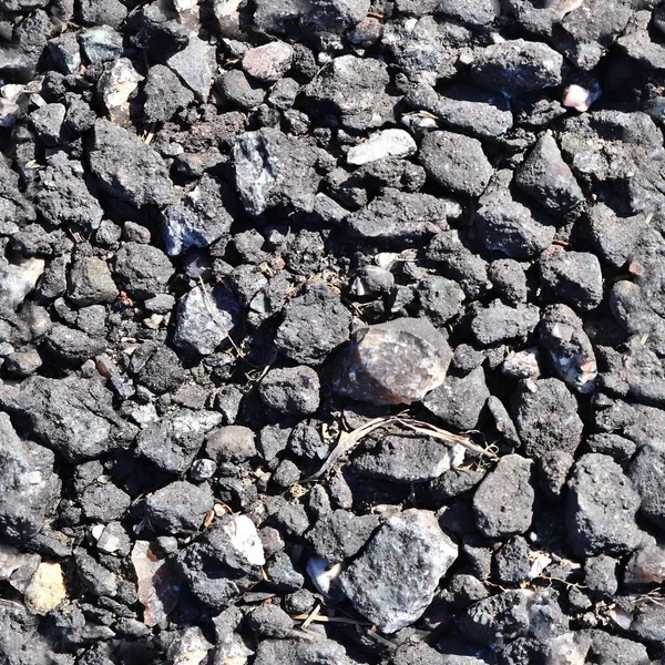 照片逼真的砾石和鹅卵石地面的无纹理图案 — 图库照片