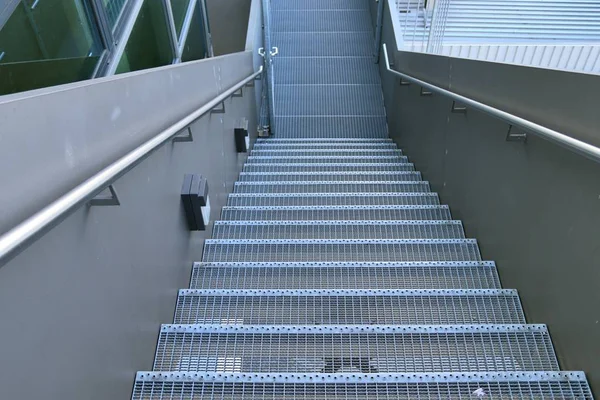 Diferentes Vistas Aire Libre Sobre Escaleras Hormigón Madera Metal — Foto de Stock