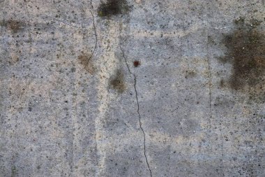 Yıpranmış beton ve çimento çatlak duvar dokuları ayrıntılı yakın görünüm