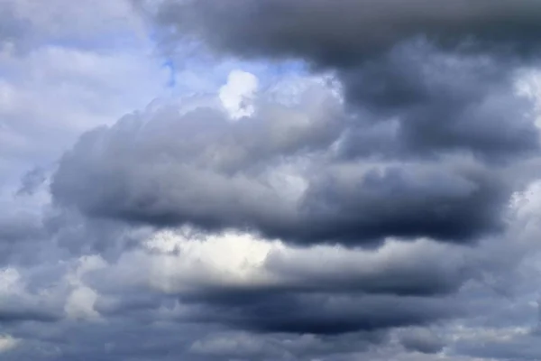 Detailed View Dark Clouds Forming Storm — Stock Photo, Image