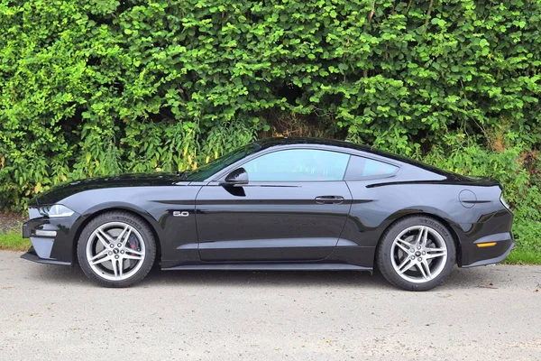 Schleswig Holstein Alemania Julio 2019 Ford Mustang 2018 Vista Del — Foto de Stock