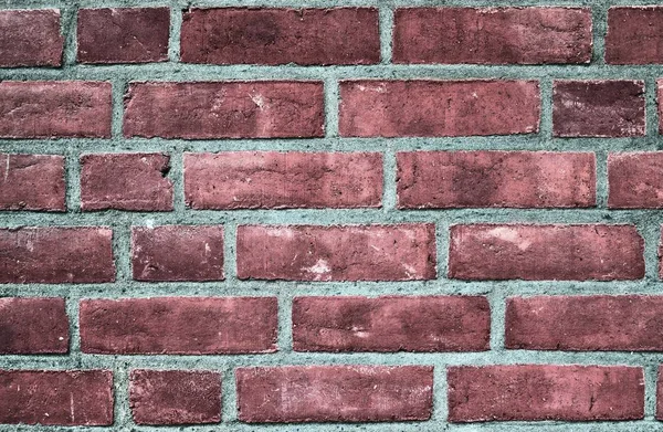 Vue Rapprochée Détaillée Sur Les Murs Anciens Altérés Briques Rouges — Photo