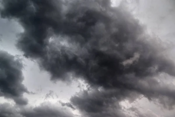 Stunning dark and dramatic cloud formations in the sky before a thunderstorm