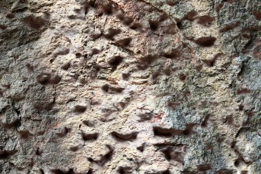 Bir vintage yıpranmış bir görünüm beton ve granit duvarların ayrıntılı dokular