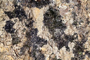 Bir vintage yıpranmış bir görünüm beton ve granit duvarların ayrıntılı dokular