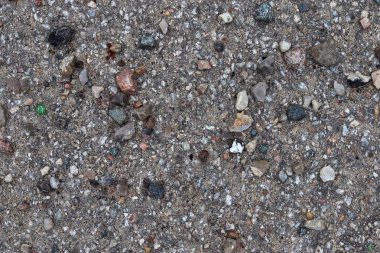 Yüksek çözünürlüklü çakıl taşları ve çakıl zemindeki taşlar üzerinde detaylı yakın görüntü