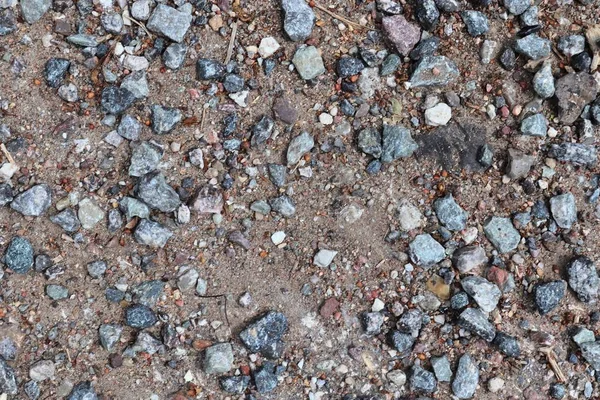 Детальный Обзор Камешков Камней Гравийной Поверхности Высоким Разрешением — стоковое фото