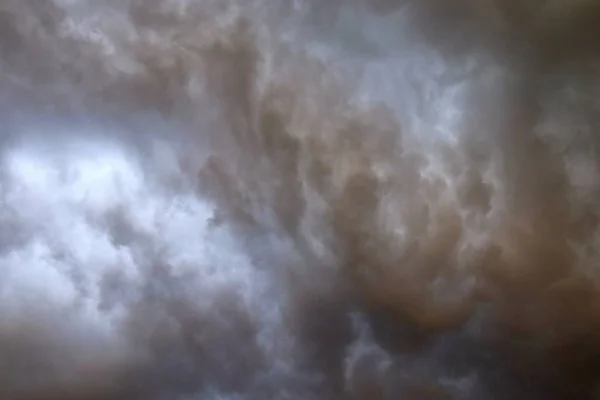 Formações Nuvens Impressionantes Dramáticas Durante Uma Tempestade Sobre Europa — Fotografia de Stock