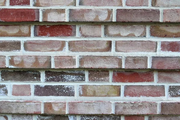 Vue Détaillée Sur Très Vieux Murs Briques Altérés Dans Look — Photo