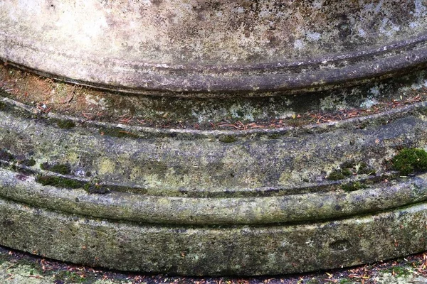 Vue Rapprochée Détaillée Sur Les Murs Béton Vieilli Altéré Des — Photo