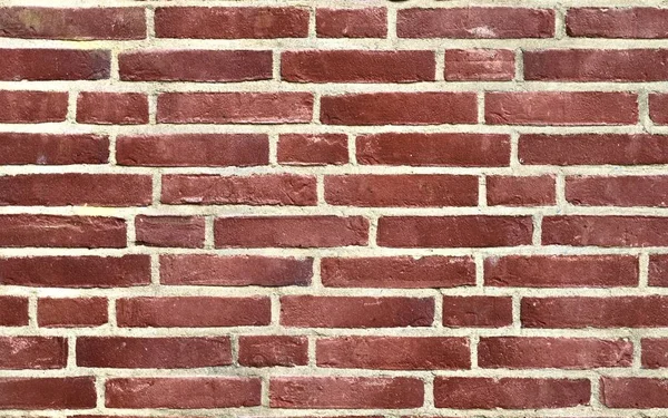 Vue Détaillée Sur Les Murs Briques Rouges Vieillis Altérés Dans — Photo