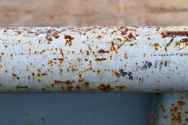 Yüksek çözünürlükte korozyon çok eski paslı metal yüzeylerde ayrıntılı yakın görünüm