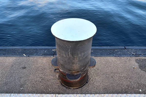 Oude Verweerde Bolder Oostzee Haven Van Kiel Duitsland — Stockfoto