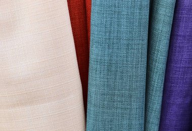 Yapısı çok renkli kumaş tekstil dokuları ayrıntılı yakın görünümü