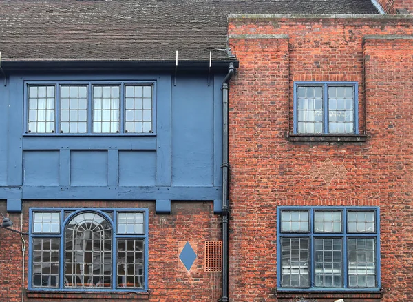 Britse Architectuur Gevels Van Residentiële Gebouwen Straten Van Londen — Stockfoto