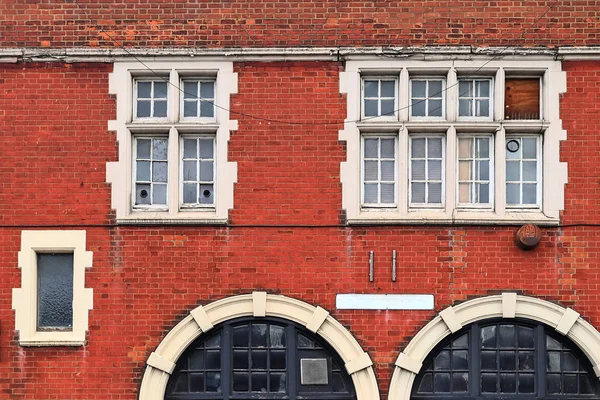 Ngiliz Mimarisi Konut Binalarının Cepheleri Londra Caddeleri — Stok fotoğraf
