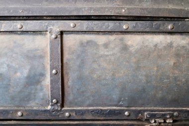Londra Uk caddelerinde bulunan eski metal yapı dokularının detaylı yakın plan görüntüsü