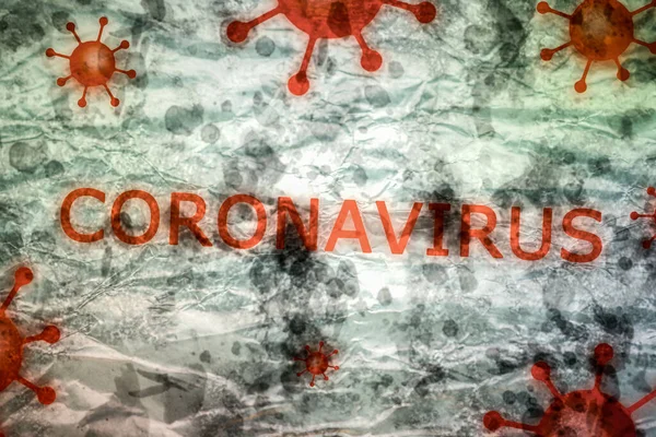 Ілюстрація Текстів Covid Коронавірусів Білому Тлі — стокове фото