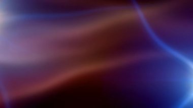 Pürüzsüz mavi dalgalar koyu bir arkaplanda akıyor, büyüleyici bir soyut animasyon yaratıyor