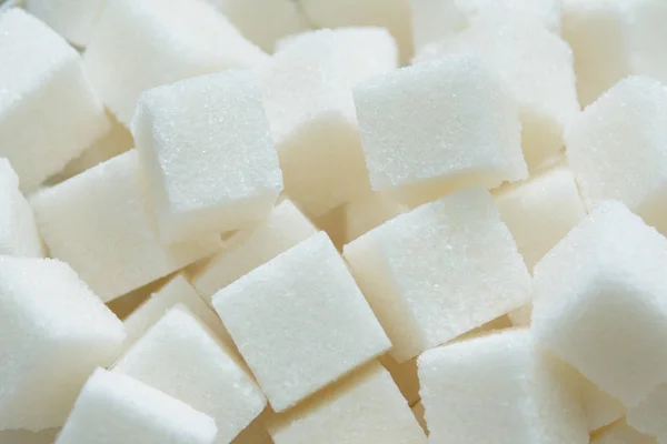 Trozos Azúcar Cristalino Granel Concepto Azúcar Muerte Blanca — Foto de Stock