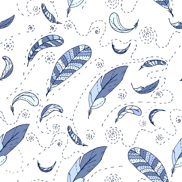 hava akımında kesintisiz çizilmiş tüyler