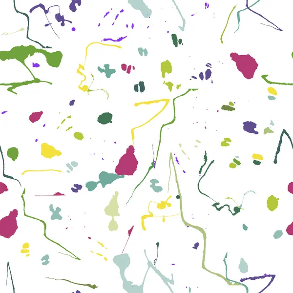  mürekkep sıçraması desen vektör dikişsiz renk