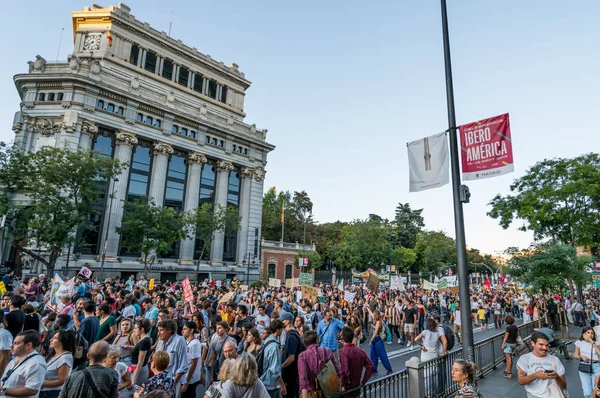 Madrid España 270919 Unidos Por Clima Jóvenes Toman Las Calles — Foto de Stock