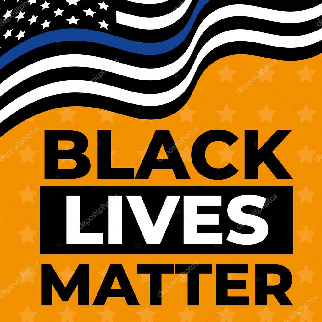 Bandera Negro Vive Importar Para Protta, Reunión O Conciencia Campaña