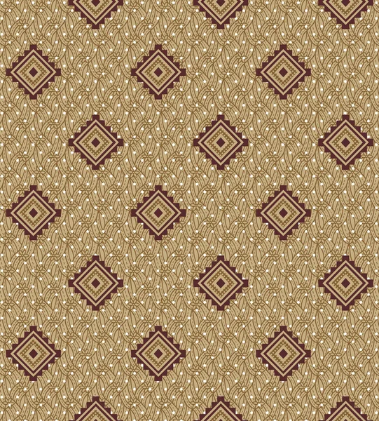 Illustration of ethnic ornament. Seamless ethnic Indian textile pattern with geometric elements