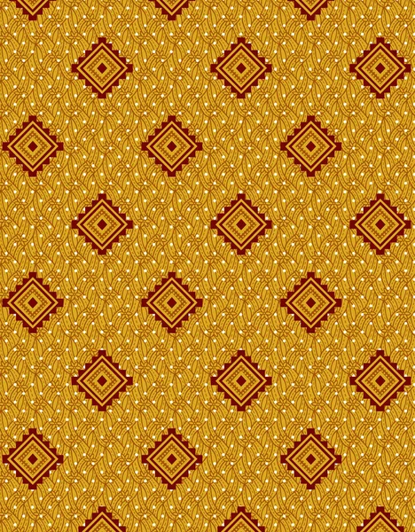 Illustration of ethnic ornament. Seamless ethnic Indian textile pattern with geometric elements