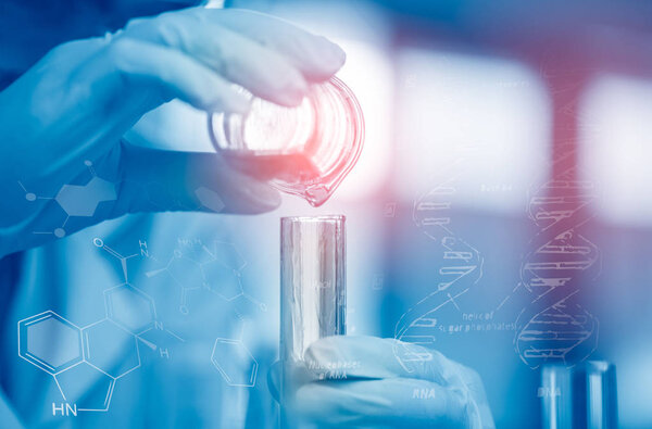Investigadores Salud Trabajando Laboratorio Ciencias Vida Científica Investigadora Joven Analizando — Foto de Stock