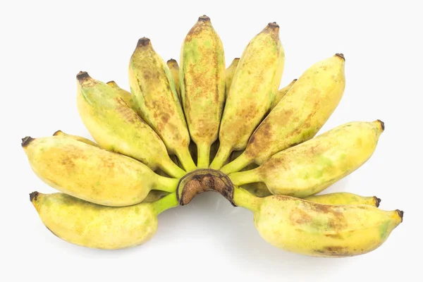 Pisang Awak plátano aislado sobre fondo blanco —  Fotos de Stock