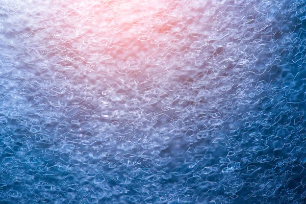 Bańka abstrakcyjna niebieska woda żel tekstura. — Zdjęcie stockowe