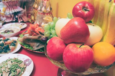 gıda ve geleneksel dekorasyon.