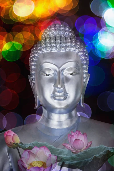 Buddha-Statue Lotus-Buddha stehend — Stockfoto