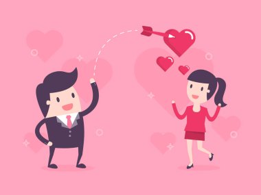 Birbirine aşık çift.