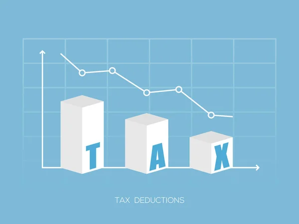 Concepto fiscal . — Archivo Imágenes Vectoriales