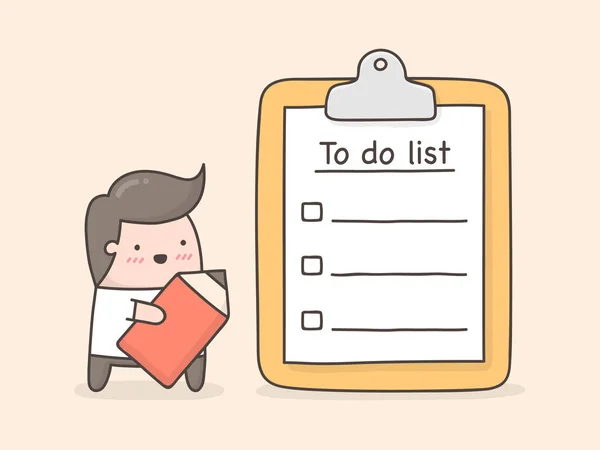 To-do-Liste. — Stockvektor