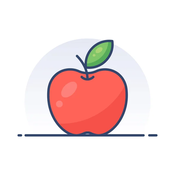 Apfel. — Stockvektor