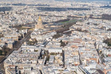 paris mimari havadan görünümü 