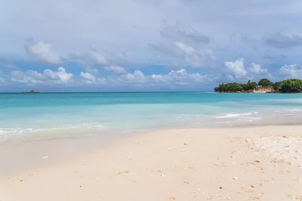 Гваделупа Красивый Пляж Острове Мари Галанте Панорама — стоковое фото