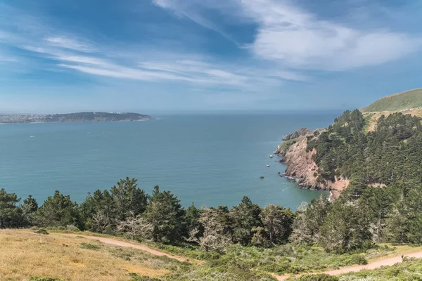 Kalifornii Widok Wybrzeże Oceanu Spokojnego Piękne Klify Nad Morzem — Zdjęcie stockowe