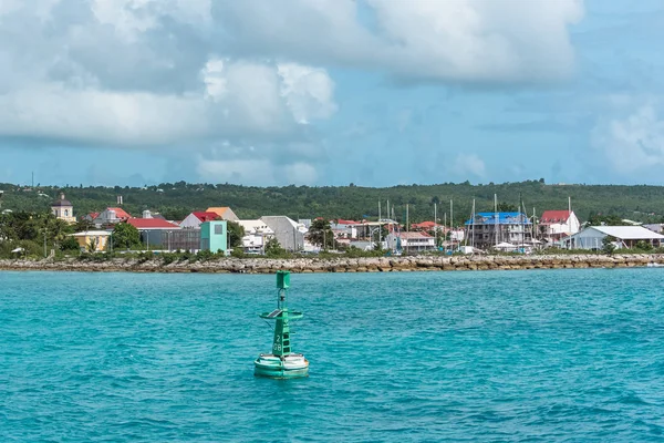 Guadeloupe Marie Galante Ostrov Výhled Přístav Grand Bourg — Stock fotografie