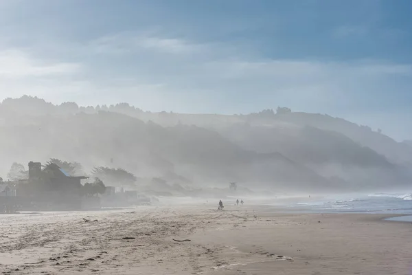 Plajă Frumoasă California Răsărit Soare Coasta Pacificului — Fotografie, imagine de stoc