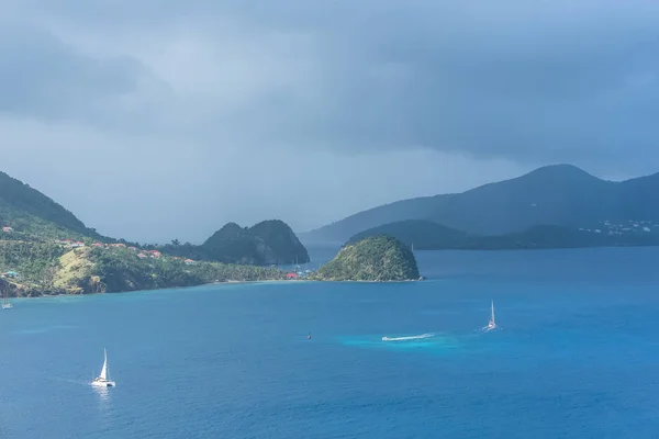 Guadeloupe Piękne Seascape Wysp Saintes — Zdjęcie stockowe